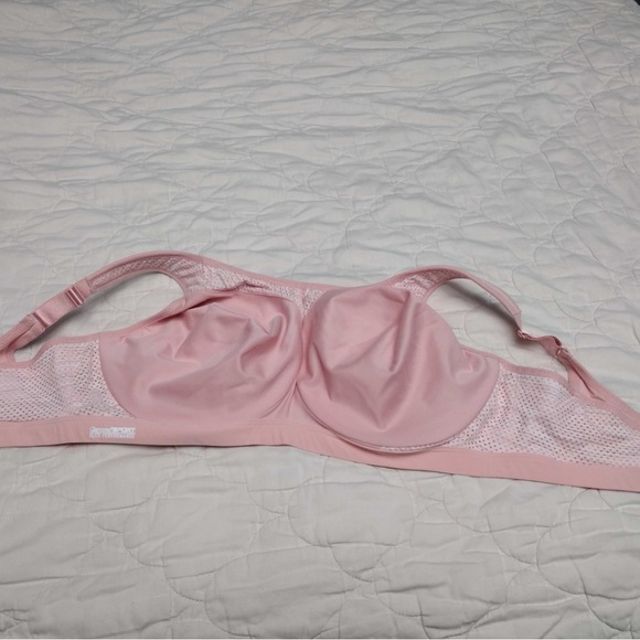 Glamorise Sport Elite Performance Bra in Soft Pink - Picture 3 of 8